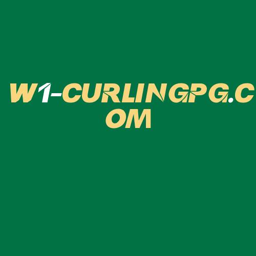 Logo da W1-CURLINGPG